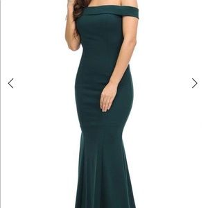 Off shoulder Formal Mermaid Dress